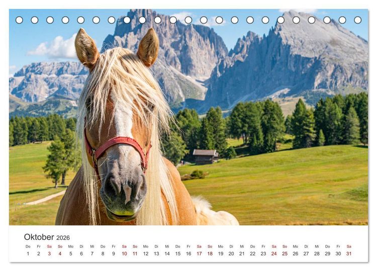 Produktbild: Naturwunder Berge (Tischkalender 2026 DIN A5 quer), CALVENDO Monatskalender
