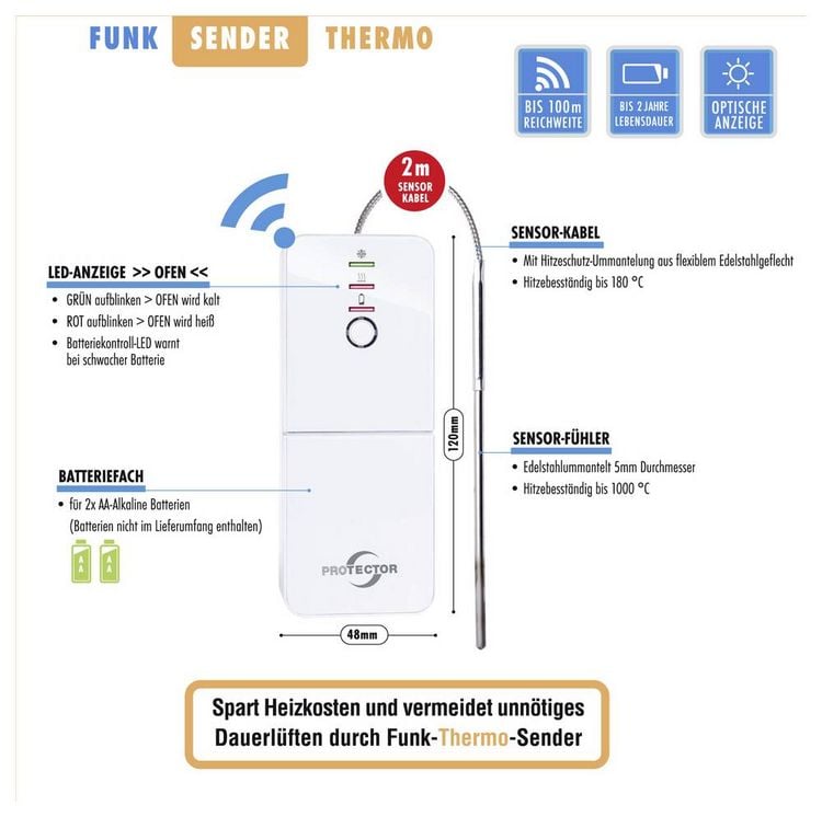 Produktbild: Protector Funk-Abluftsteuerung ASK-5030 1800W
