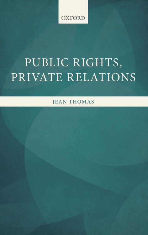 Produktbild: Public Rights, Private Relations