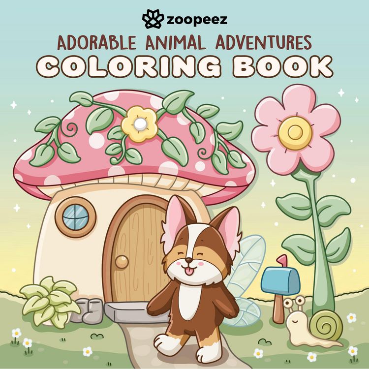 Produktbild: Adorable Animal Adventures Coloring Book