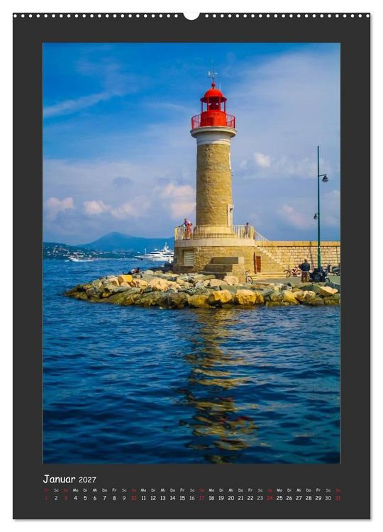 Produktbild: Saint Tropez (Wandkalender 2027 DIN A2 hoch), CALVENDO Monatskalender
