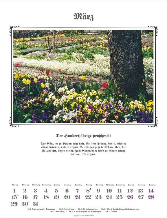 Produktbild: Der Hundertj&auml;hrige Kalender 2027