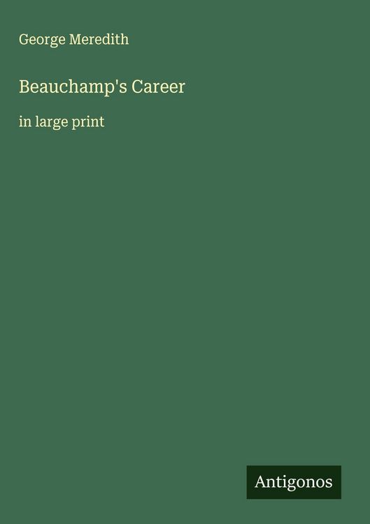 Produktbild: Beauchamp's Career
