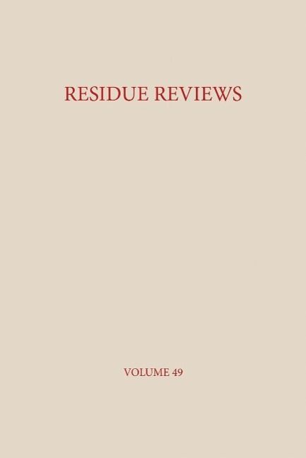Produktbild: Residue Reviews