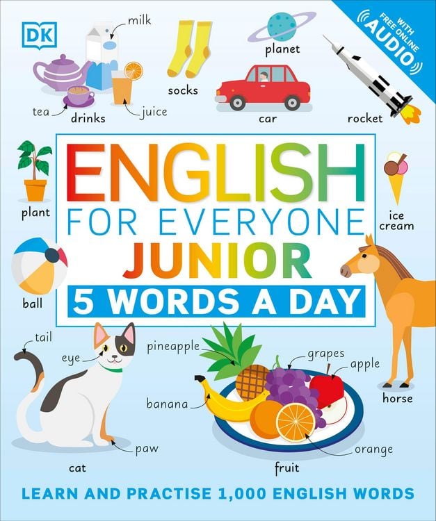 Produktbild: English for Everyone Junior: 5 Words a Day