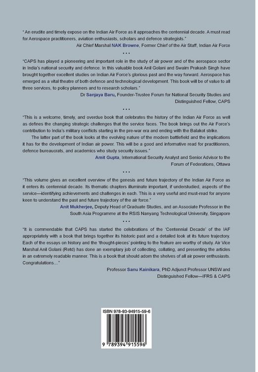 Produktbild: Indian Air Force in its Centennial Decade