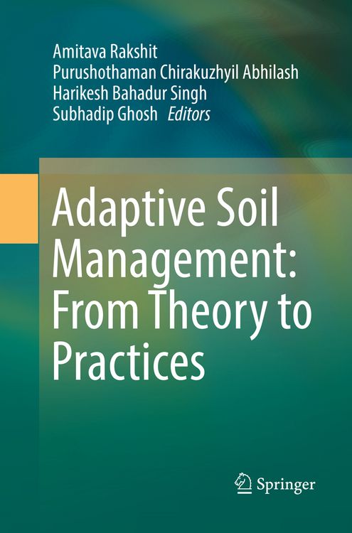 Produktbild: Adaptive Soil Management : From Theory to Practices