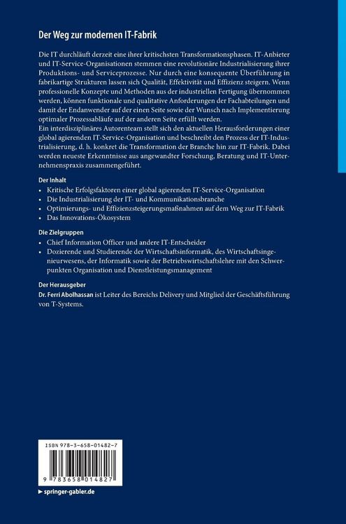 Produktbild: Der Weg zur modernen IT-Fabrik