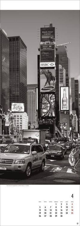 Produktbild: New York Vertical Kalender 2027