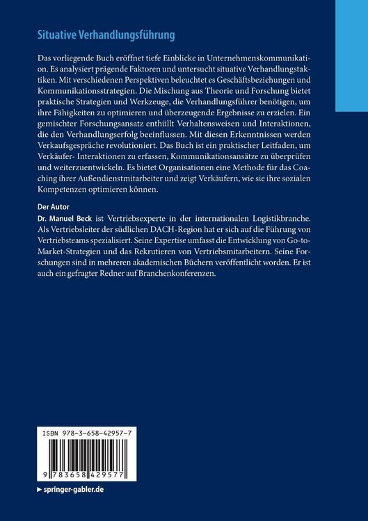 Produktbild: Situative Verhandlungsf&uuml;hrung
