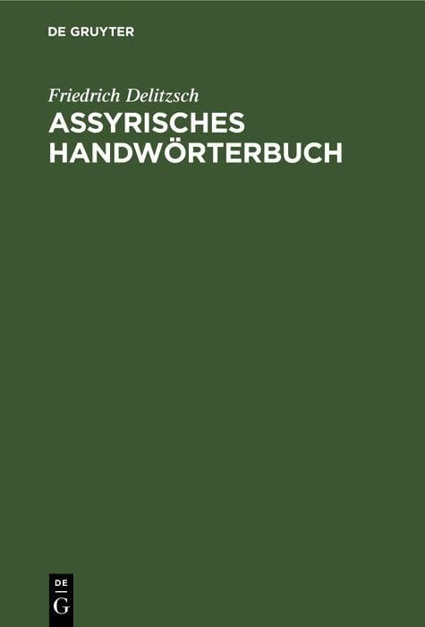 Produktbild: Assyrisches Handw&ouml;rterbuch