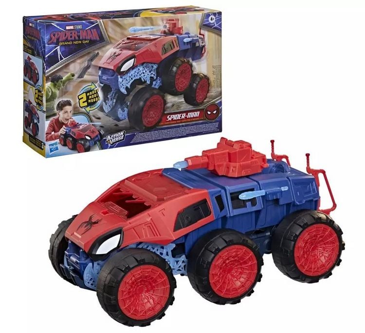 Produktbild: Spider-Man 2-in-1 Super Mampf-Fahrzeug