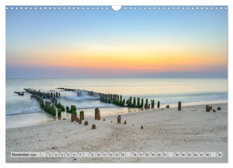 Produktbild: Wundersch&ouml;nes Sylt - Perle der Nordsee (Wandkalender 2026 DIN A3 quer), CALVENDO Monatskalender
