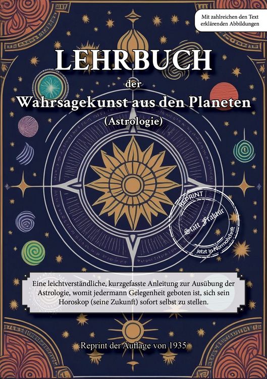 Produktbild: LEHRBUCH der Wahrsagekunst aus den Planeten (Astrologie)