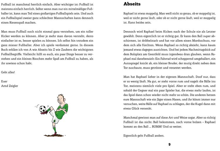 Produktbild: Arnd Zeiglers wunderbares Fu&szlig;ballbuch