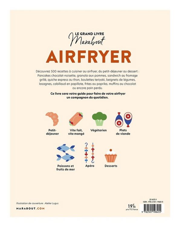 Produktbild: Airfryer : 500 recettes inratables