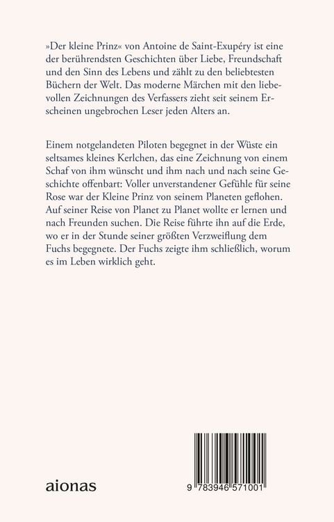 Produktbild: Der kleine Prinz: Antoine de Saint-Exup&eacute;ry (mit den Zeichnungen des Verfassers)