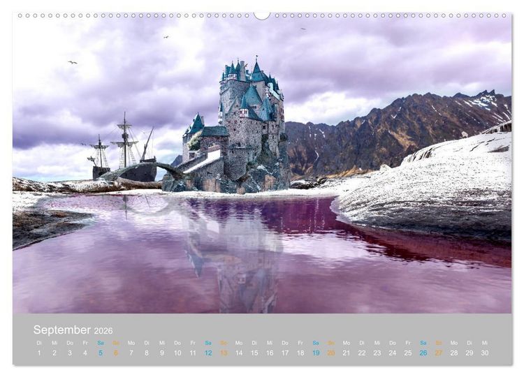 Produktbild: Fantastisch und surreal - Landschaften (hochwertiger Premium Wandkalender 2026 DIN A2 quer), Kunstdruck in Hochglanz