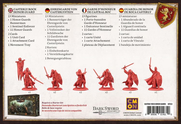Produktbild: Song of Ice & Fire - Casterly Rock Honor Guards