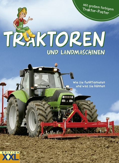 Produktbild: Traktoren und Landmaschinen - mit großem farbigem Traktor-Poster