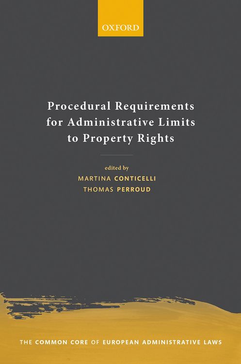 Produktbild: Procedural Requirements for Administrative Limits to Property Rights