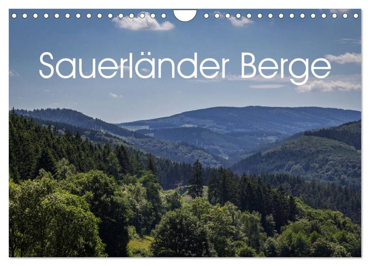 Produktbild: Sauerl&auml;nder Berge (Wandkalender 2026 DIN A4 quer), CALVENDO Monatskalender