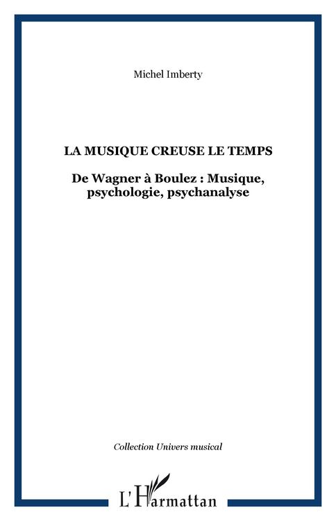 Produktbild: La musique creuse le temps