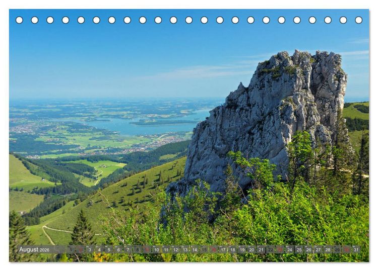 Produktbild: Traumhafter Chiemsee &ndash; Impressionen vom Bayerischen Meer (Tischkalender 2026 DIN A5 quer), CALVENDO Monatskalender