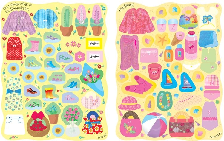 Produktbild: Meine glitzernden Anziehpuppen-Stickerb&uuml;cher mini: Im Ballett, Feen, Freundinnen und Prinzessinnen