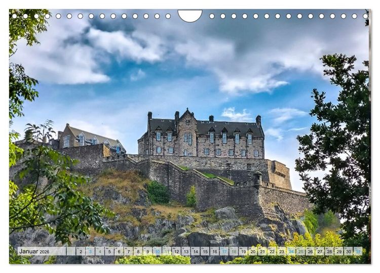 Produktbild: Mein Schottland - Architektur (Wandkalender 2026 DIN A4 quer), CALVENDO Monatskalender