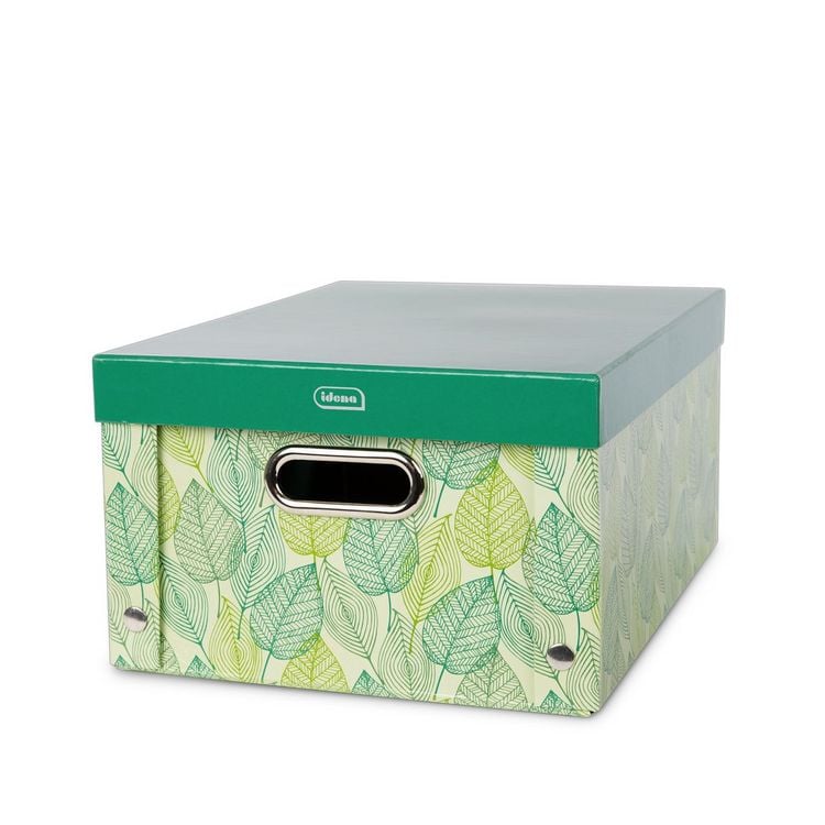 Produktbild: Idena Aufbewahrungsbox faltbar gr&uuml;n 37,5x28x18cm