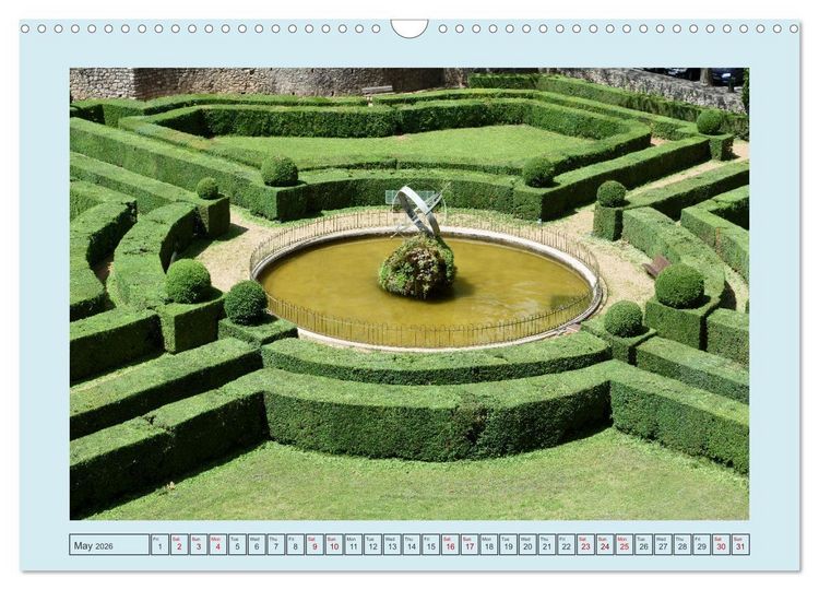 Produktbild: Fountains of Provence (Wall Calendar 2026 DIN A3 landscape), CALVENDO 12 Month Wall Calendar