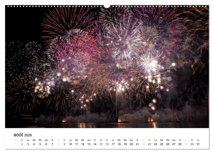 Produktbild: Gen&egrave;ve Points de vue (Calendrier mural 2026 DIN A2 vertical) calendrier de bureau