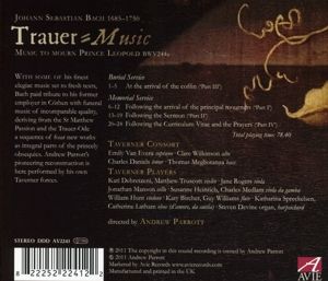 Produktbild: J.S. Bach: Trauer-Music for Prince Leopold