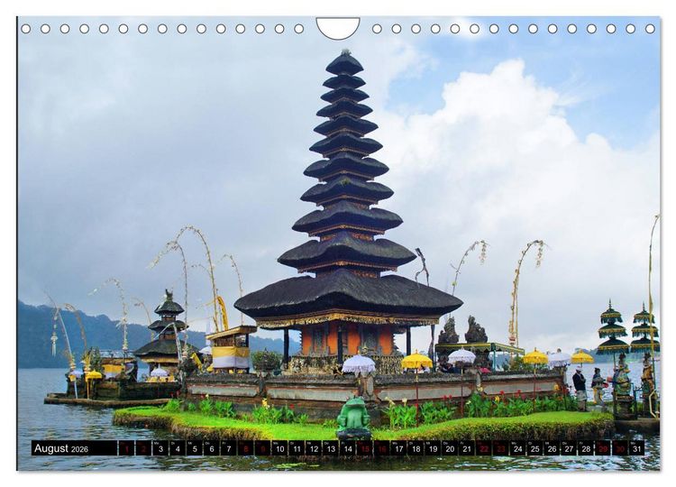 Produktbild: Bali. Im Reich der G&ouml;tter (Wandkalender 2026 DIN A4 quer), CALVENDO Monatskalender