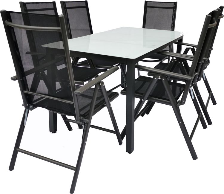 Produktbild: 7 tlg. Gartenset Sitzgruppe Tisch St&uuml;hle 140 MA