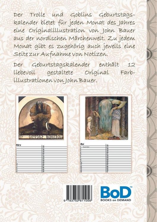 Produktbild: Der Trolle und Goblins Geburtstagskalender