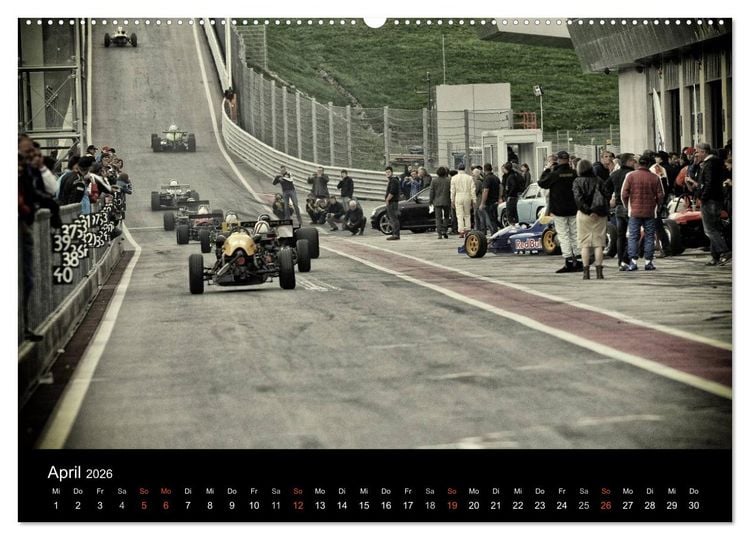 Produktbild: Raceday (hochwertiger Premium Wandkalender 2026 DIN A2 quer), Kunstdruck in Hochglanz