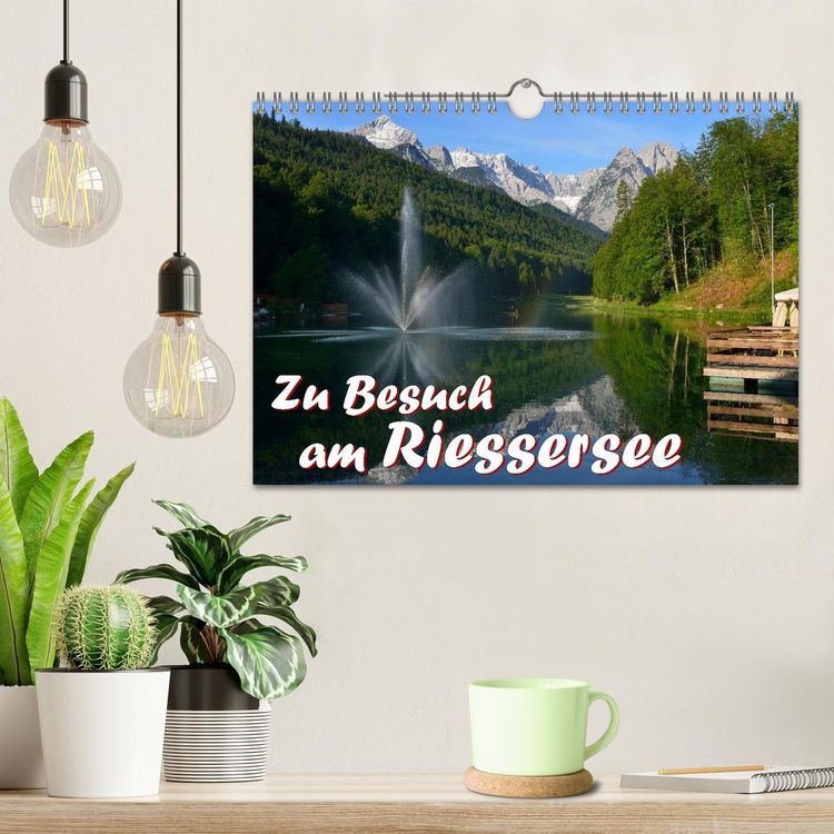 Produktbild: Zu Besuch am Riessersee (Wandkalender 2026 DIN A4 quer), CALVENDO Monatskalender