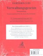 Produktbild: Verwaltungsgesetze ( Sartorius 3) f&uuml;r die neuen Bundesl&auml;nder. 37. Erg&auml;nzungslieferung - am Lager ca. 6 Wochen ab Erscheinen
