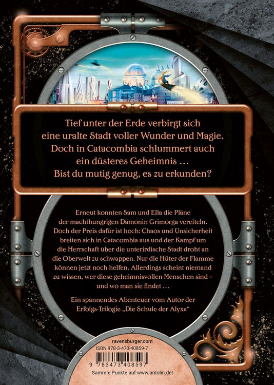 Produktbild: Catacombia, Band 3: H&uuml;ter der Flamme (spannendes Fantasy-Abenteuer ab 10 Jahren)
