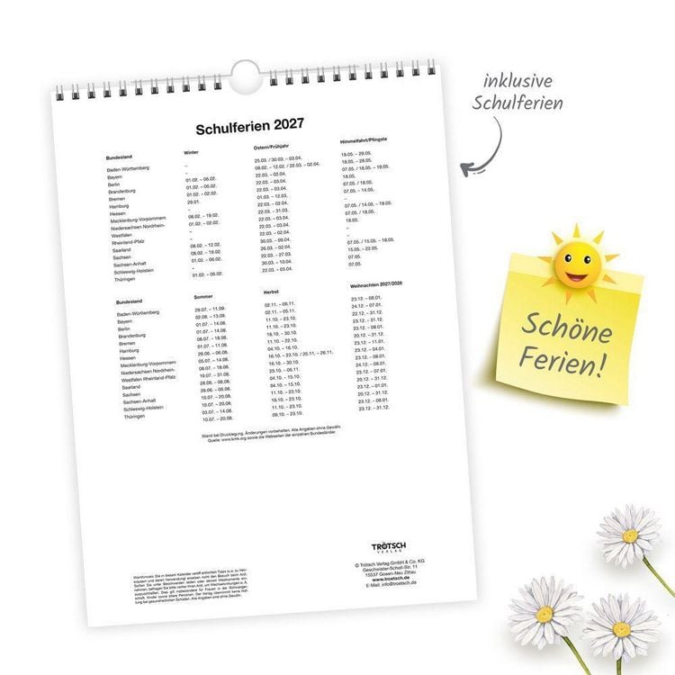 Produktbild: TR&Ouml;TSCH - Classickalender Rentnerkalender 2027