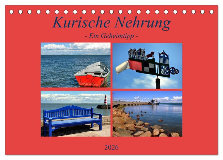 Produktbild: Kurische Nehrung - ein Geheimtipp (Tischkalender 2026 DIN A5 quer), CALVENDO Monatskalender