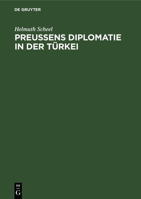 Produktbild: Preussens Diplomatie in der T&uuml;rkei