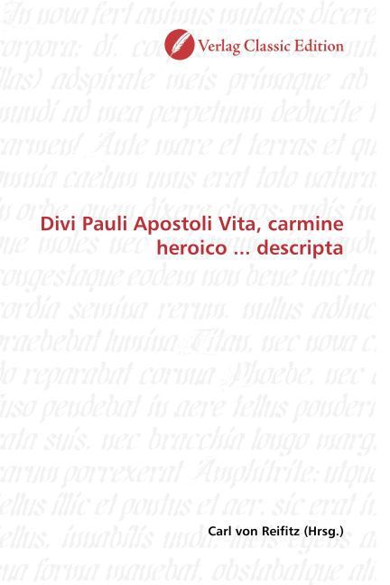 Produktbild: Divi Pauli Apostoli Vita, carmine heroico ... descripta