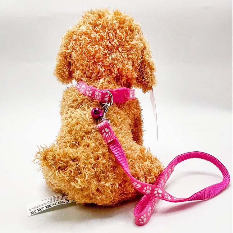 Produktbild: Pl&uuml;schhund Pudel beige Ari mit Leine