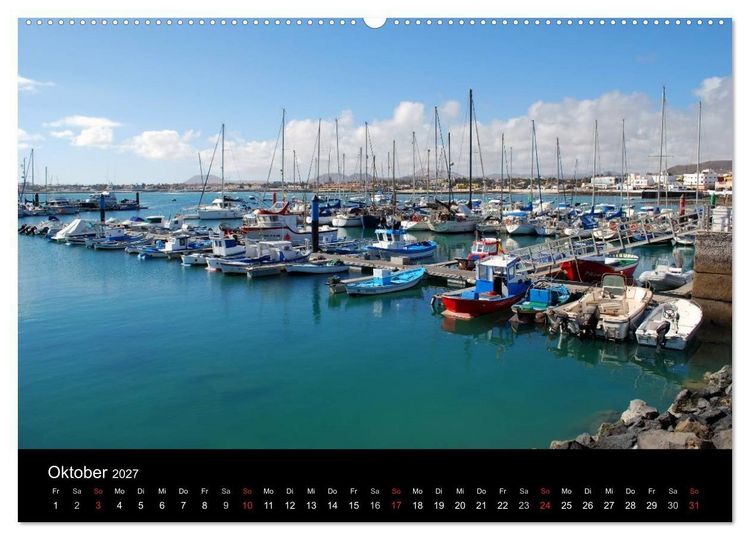 Produktbild: Fuerteventura (Wandkalender 2027 DIN A2 quer), CALVENDO Monatskalender