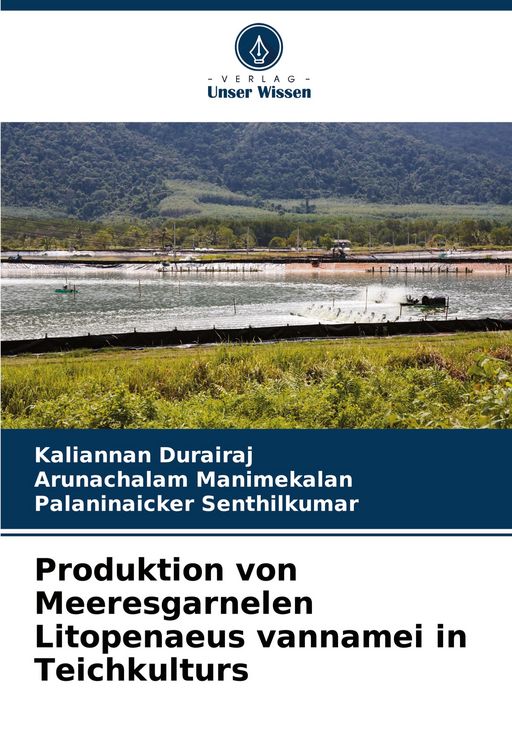 Produktbild: Produktion von Meeresgarnelen Litopenaeus vannamei in Teichkulturs