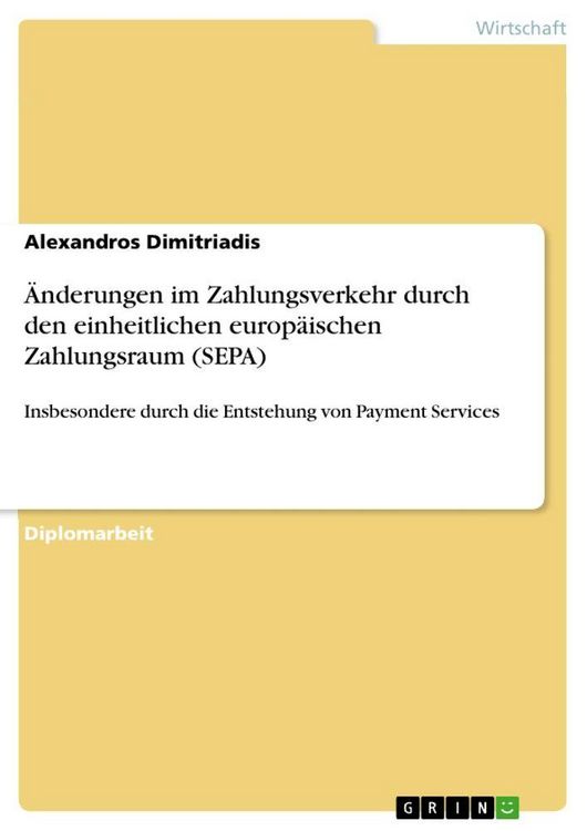 Produktbild: &Auml;nderungen im Zahlungsverkehr durch den einheitlichen europ&auml;ischen Zahlungsraum (SEPA)