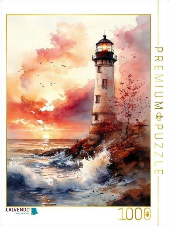 Produktbild: CALVENDO Puzzle Farbspiele der See | 1000 Teile Lege-Gr&ouml;&szlig;e 64x48cm Foto-Puzzle f&uuml;r gl&uuml;ckliche Stunden